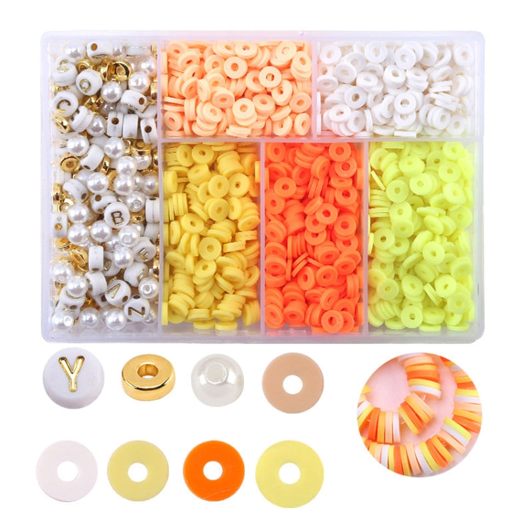 Set 2 pezzi perline ceramica 6 griglie colori misti