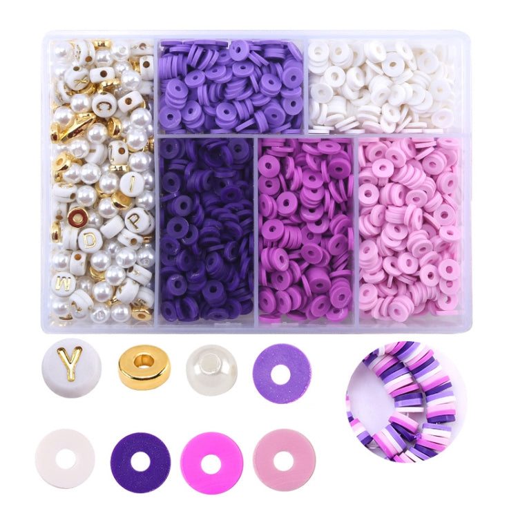 Set 2 pezzi perline ceramica 6 griglie colori misti