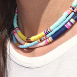 Set 2 pezzi perline ceramica 6 griglie colori misti