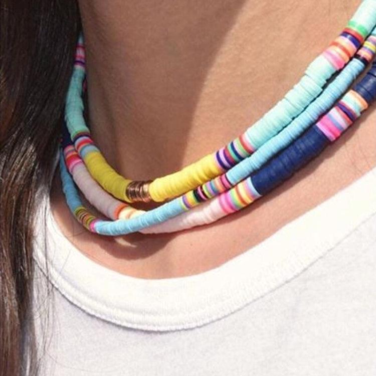 Set 2 pezzi perline ceramica 6 griglie colori misti