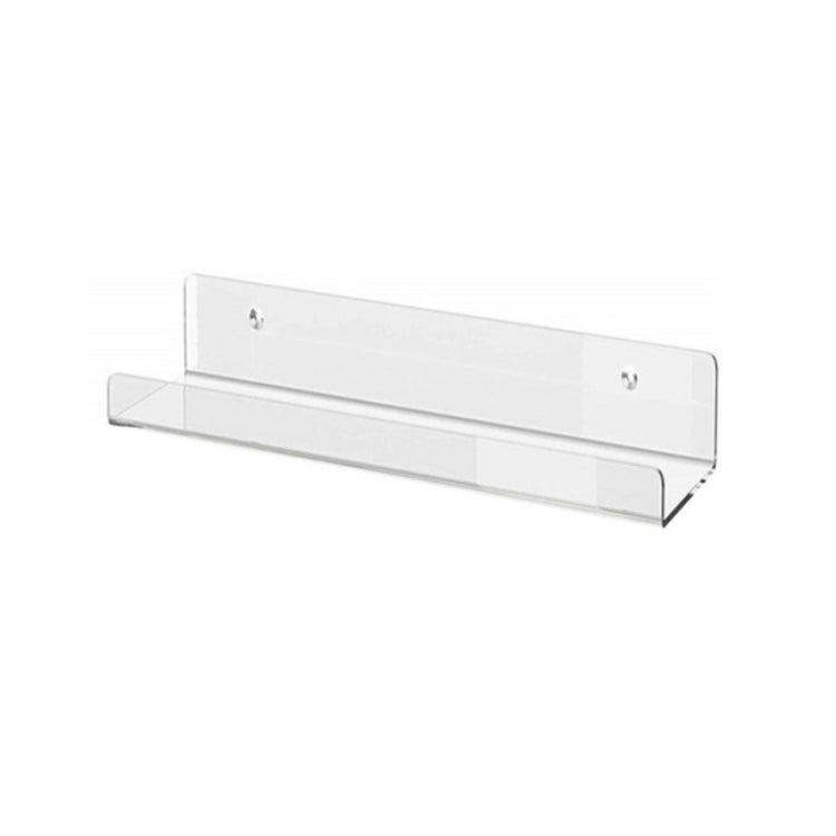Mensola in acrilico da muro 42x12x8 cm per casa e ufficio