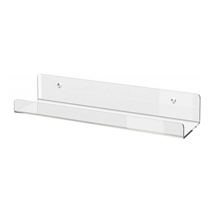 Mensola in acrilico da muro 42x12x8 cm per casa e ufficio