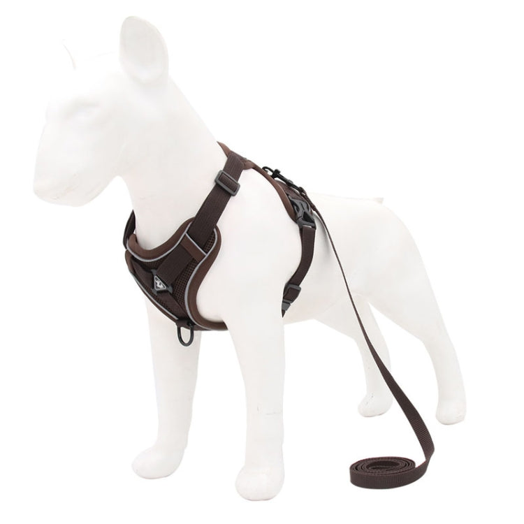 Gilet pettorale riflettente traspirante per cani S-XL