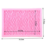 Stampo in silicone per decorare torte 16,3x11,5 cm