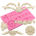 Stampo in silicone per decorazione bordi torta 15x22 cm