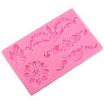 Stampo in silicone per decorazione bordi torta 15x22 cm