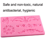 Stampo in silicone per decorazione bordi torta 15x22 cm