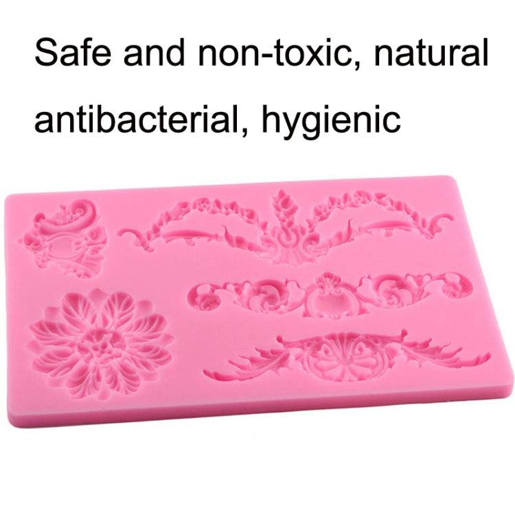 Stampo in silicone per decorazione bordi torta 15x22 cm