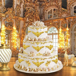 Stampo in silicone per decorazione bordi torta 15x22 cm
