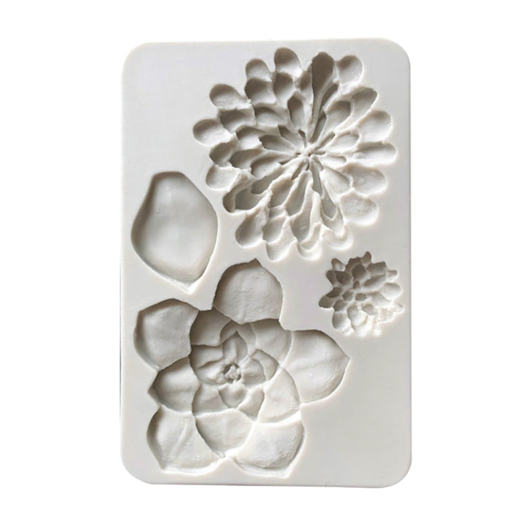 Stampo in silicone per torta fondente 2 pezzi Big Flower