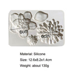 Stampo in silicone per torta fondente 2 pezzi Big Flower
