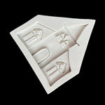 Set 5 stampi in silicone per dolci forme triangolo e rettangolo
