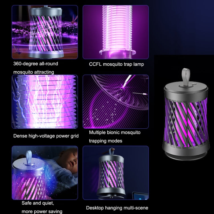 Trappola elettrica per zanzare con luce notturna USB