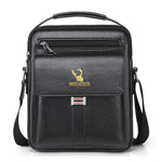 WEIXIER D245 Borsa da lavoro uomo in pelle PU 26x21x6 cm