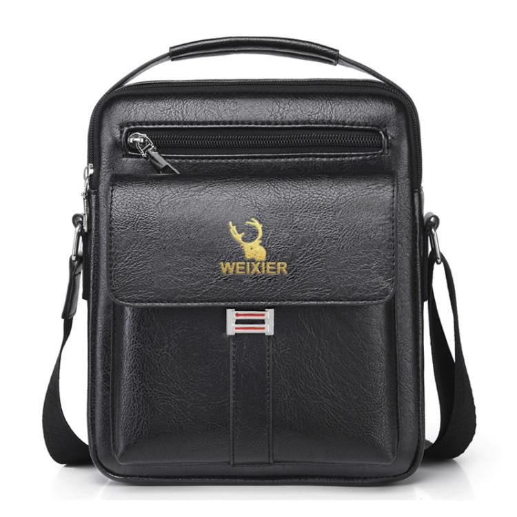 WEIXIER D245 Borsa da lavoro uomo in pelle PU 26x21x6 cm