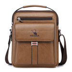 WEIXIER D245 Borsa da lavoro uomo in pelle PU 26x21x6 cm