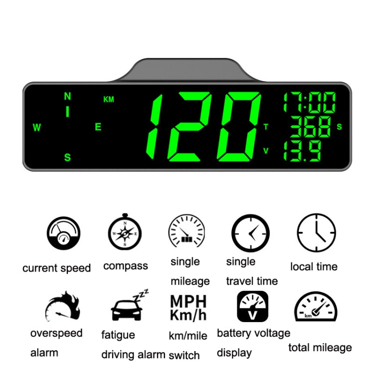 Car HUD Display auto GPS 8-9 pollici multifunzione