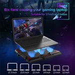Raffreddatore laptop 17" CoolCold 6 ventole 2600 RPM