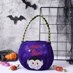 Sacchetto di stoffa per caramelle Halloween 25x13 cm