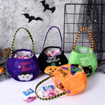 Sacchetto di stoffa per caramelle Halloween 25x13 cm