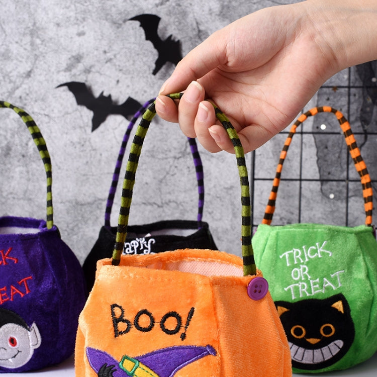 Sacchetto di stoffa per caramelle Halloween 25x13 cm