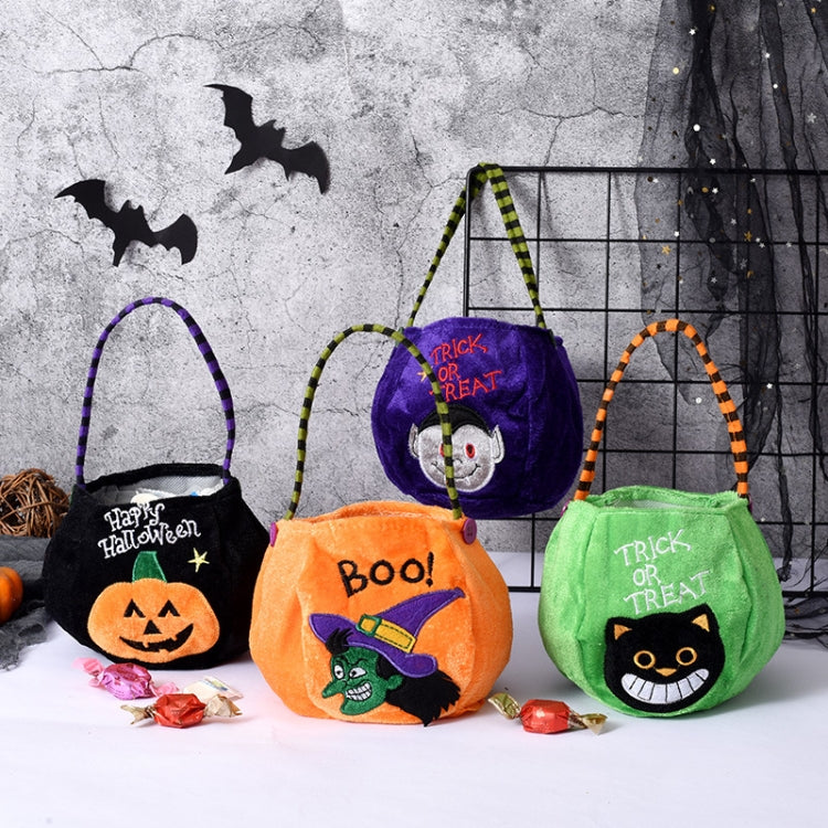 Sacchetto di stoffa per caramelle Halloween 25x13 cm