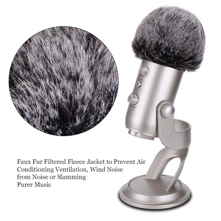 Custodia antivento in peluche per microfono Blue Yeti e Pro - immagine 5