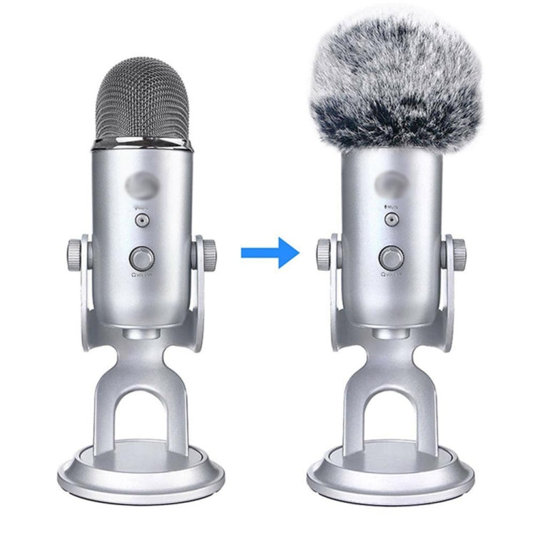 Custodia antivento in peluche per microfono Blue Yeti e Pro - immagine 6