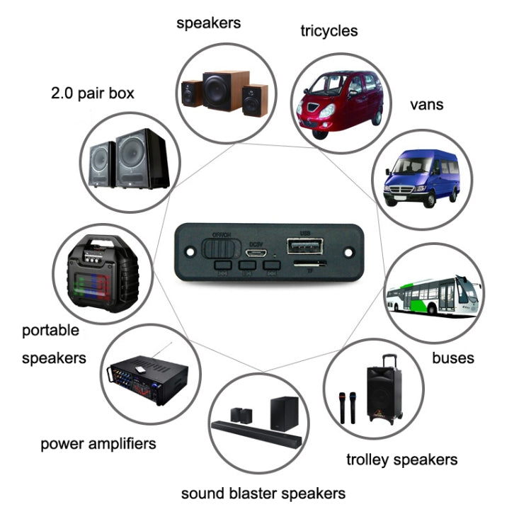 JQ-D102BT con amplificatore registrazione chiamate modulo scheda decoder Bluetooth MP3, JQ-D102BT