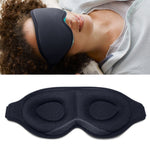 Maschera per occhi 3D con ala nasale traspirante in memory foam