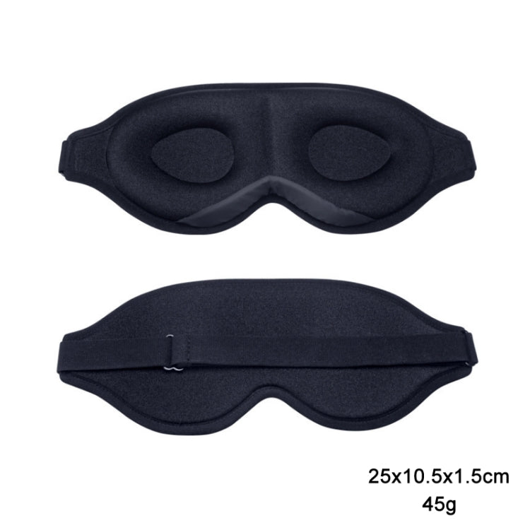 Maschera per occhi 3D con ala nasale traspirante in memory foam