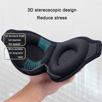 Maschera per occhi 3D con ala nasale traspirante in memory foam
