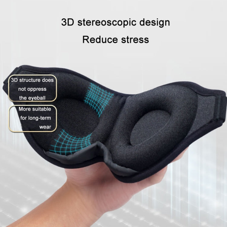 Maschera per occhi 3D con ala nasale traspirante in memory foam