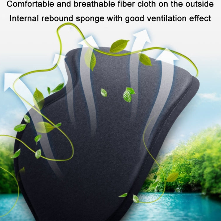Maschera per occhi 3D con ala nasale traspirante in memory foam