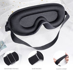 Maschera occhi oscurante tridimensionale memory foam