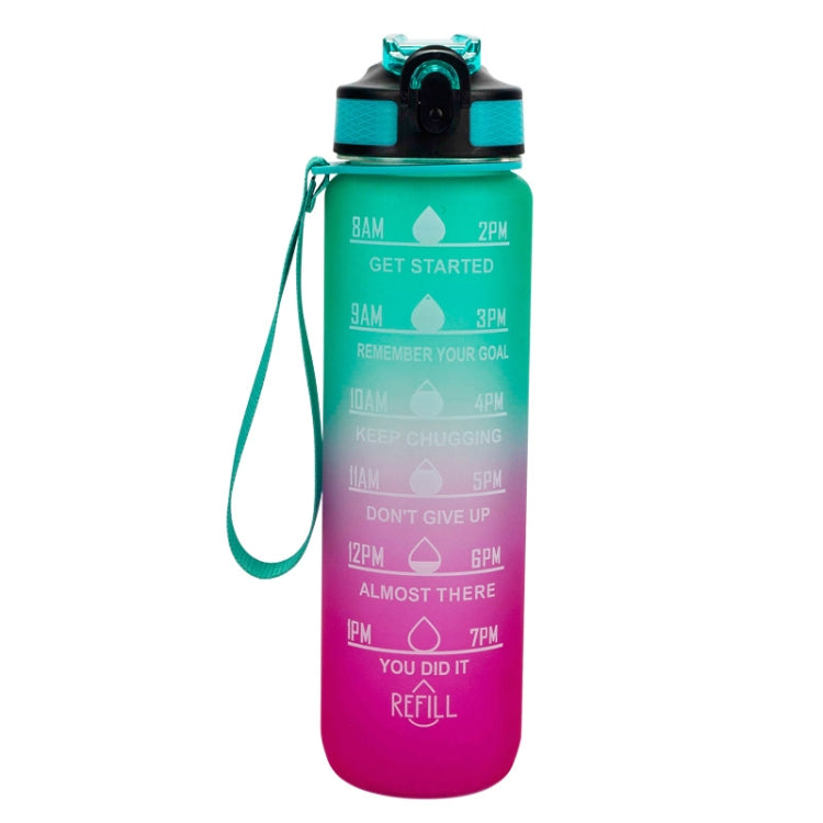 Borraccia sportiva 1000ml con cannuccia e coperchio a scatto