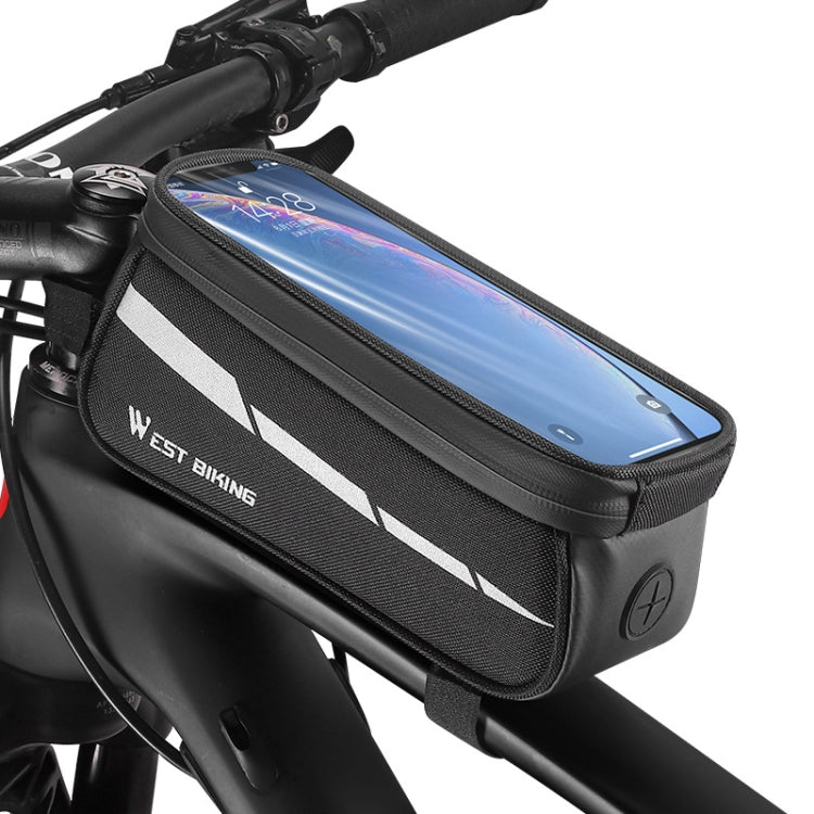 Borsa frontale bici 7 pollici touch screen compatibile smartphone