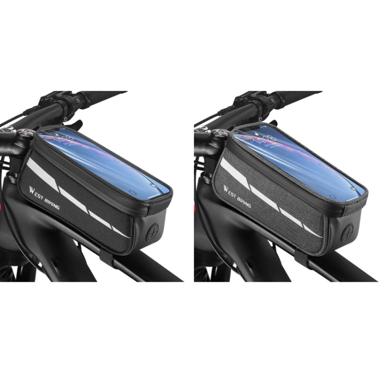 Borsa frontale bici 7 pollici touch screen compatibile smartphone