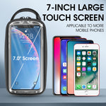 Borsa frontale bici 7 pollici touch screen compatibile smartphone