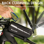 Borsa frontale bici 7 pollici touch screen compatibile smartphone