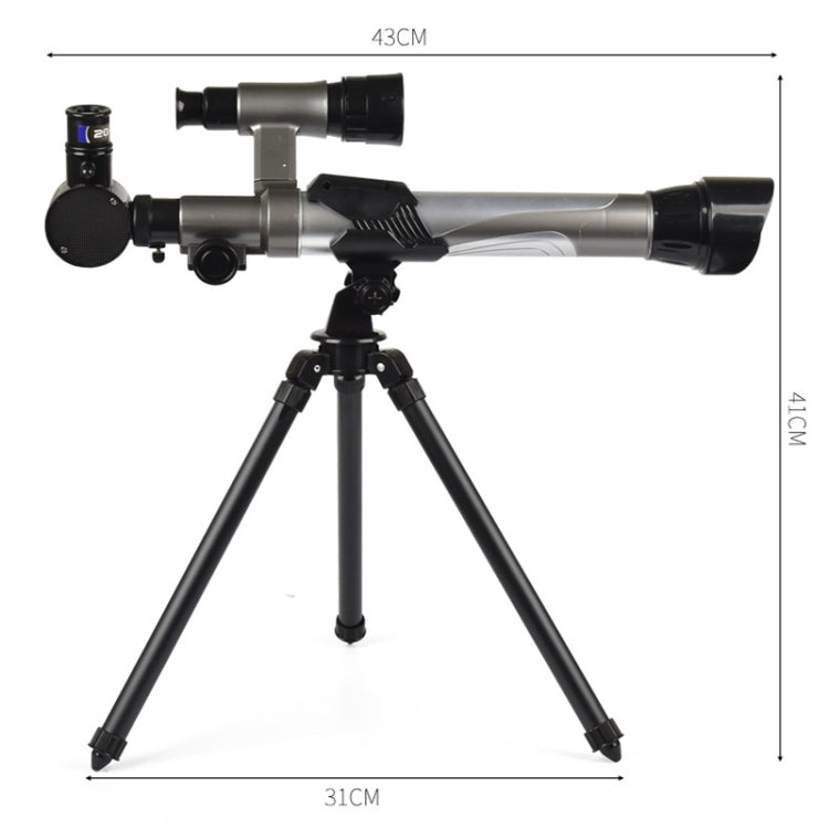 Telescopio educativo 20-40X con obiettivi regolabili