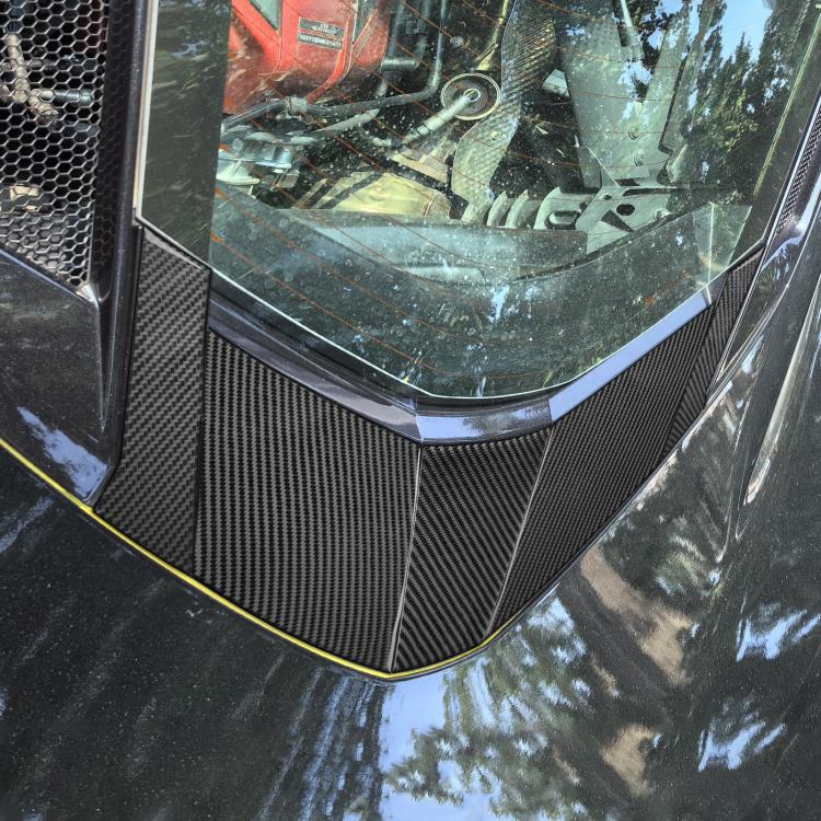 Adesivi sottoscocca in fibra di carbonio per Chevrolet Corvette C