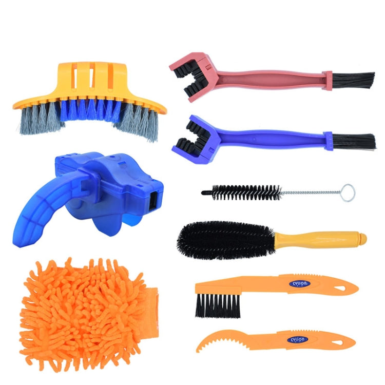Kit pulizia catena bici 4-10 in 1 in plastica