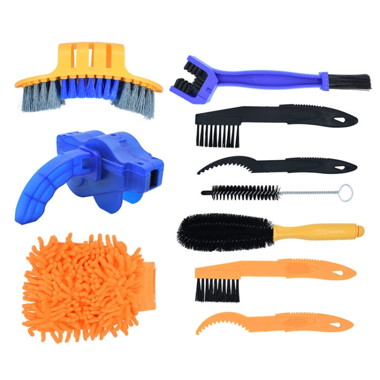 Kit pulizia catena bici 4-10 in 1 in plastica
