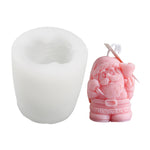 Stampo in silicone per candele e gesso natalizio