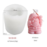 Stampo in silicone per candele e gesso natalizio