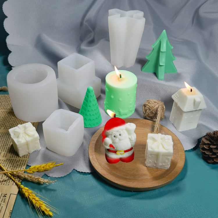 Stampo in silicone per candele e gesso natalizio