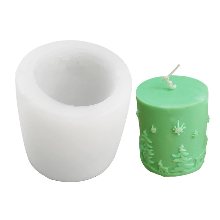 Stampo in silicone per candele e gesso natalizio