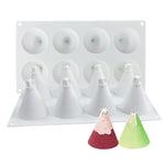 Stampo in silicone per candele e gesso natalizio