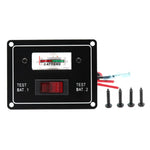 Voltmetro analogico 12V a doppia batteria per auto e barca - immagine 2